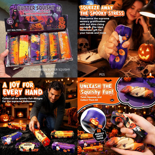 Halloween Slow Rising Butter Squishy - 1pc
