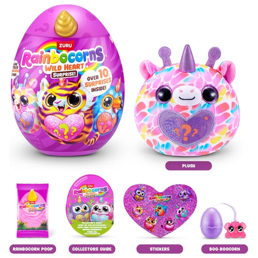 Zuru - Rainbocorns | Wild Heart Surprise Plush Egg Jungle