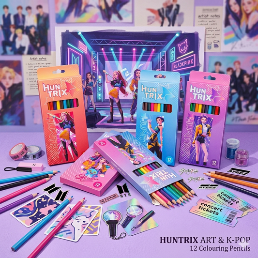 K-Pop - 12pcs Color Pencils