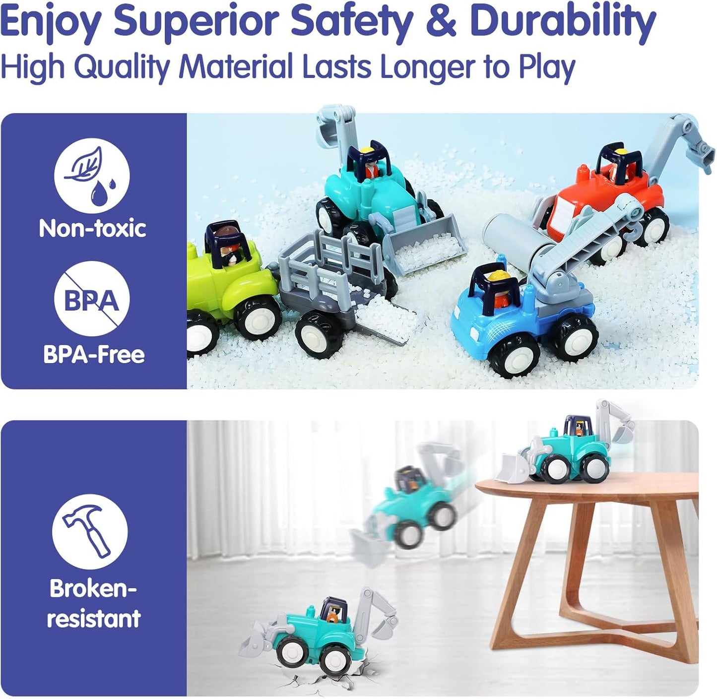 Hola - Construction Toy Trucks