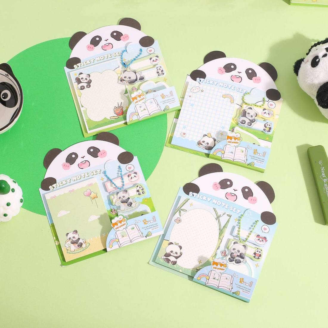 Panda Puddle Sticky Notes