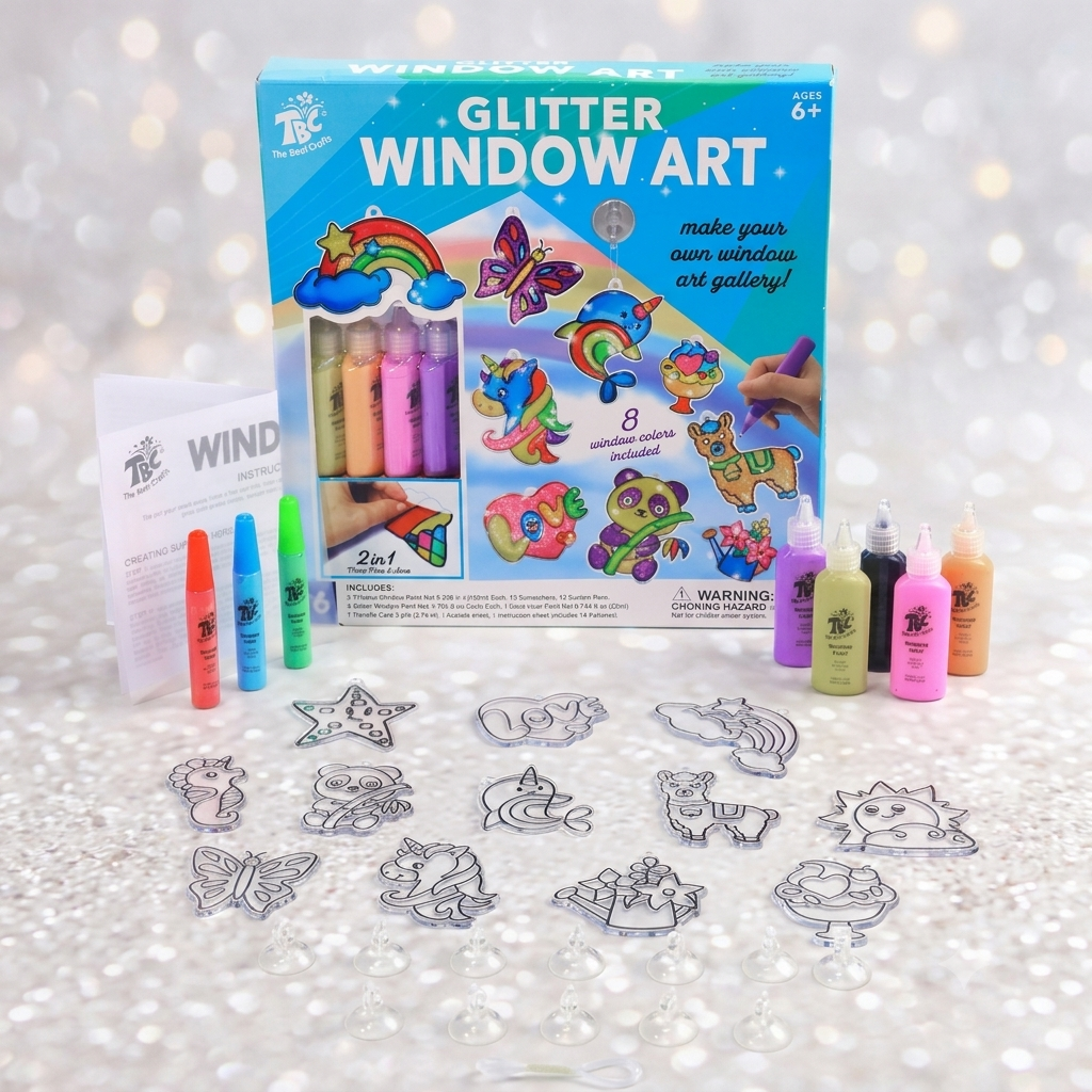 Glitter Window Art