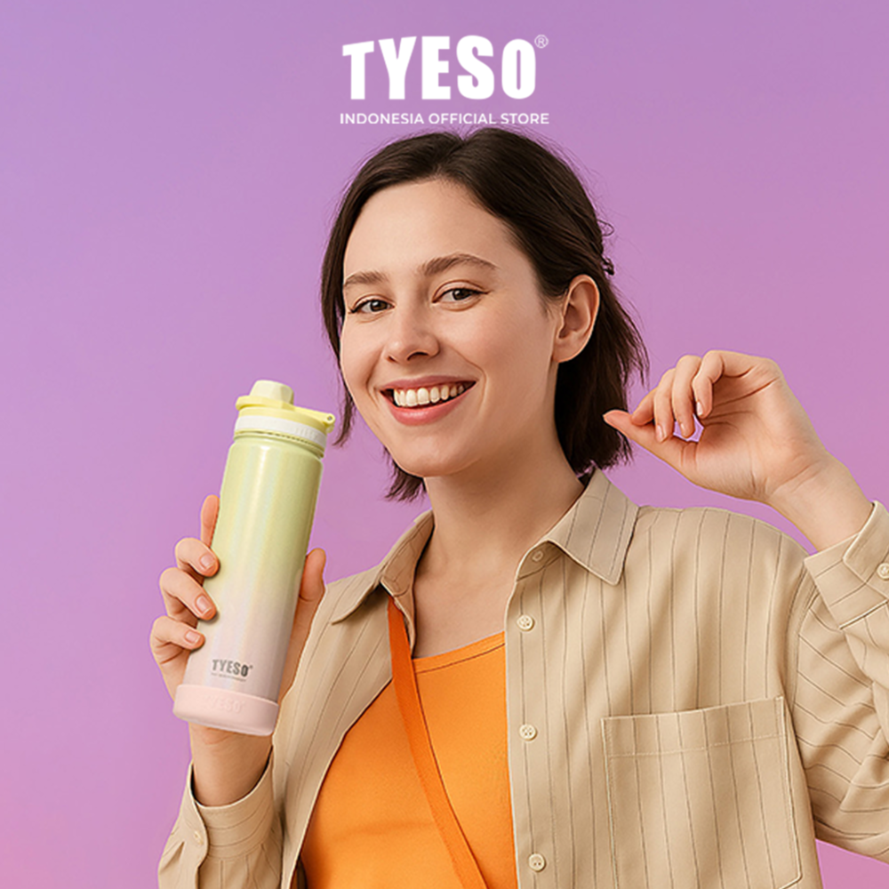 Tyeso Cosmic - 600ml Vacuum Bottle with Silicone Base