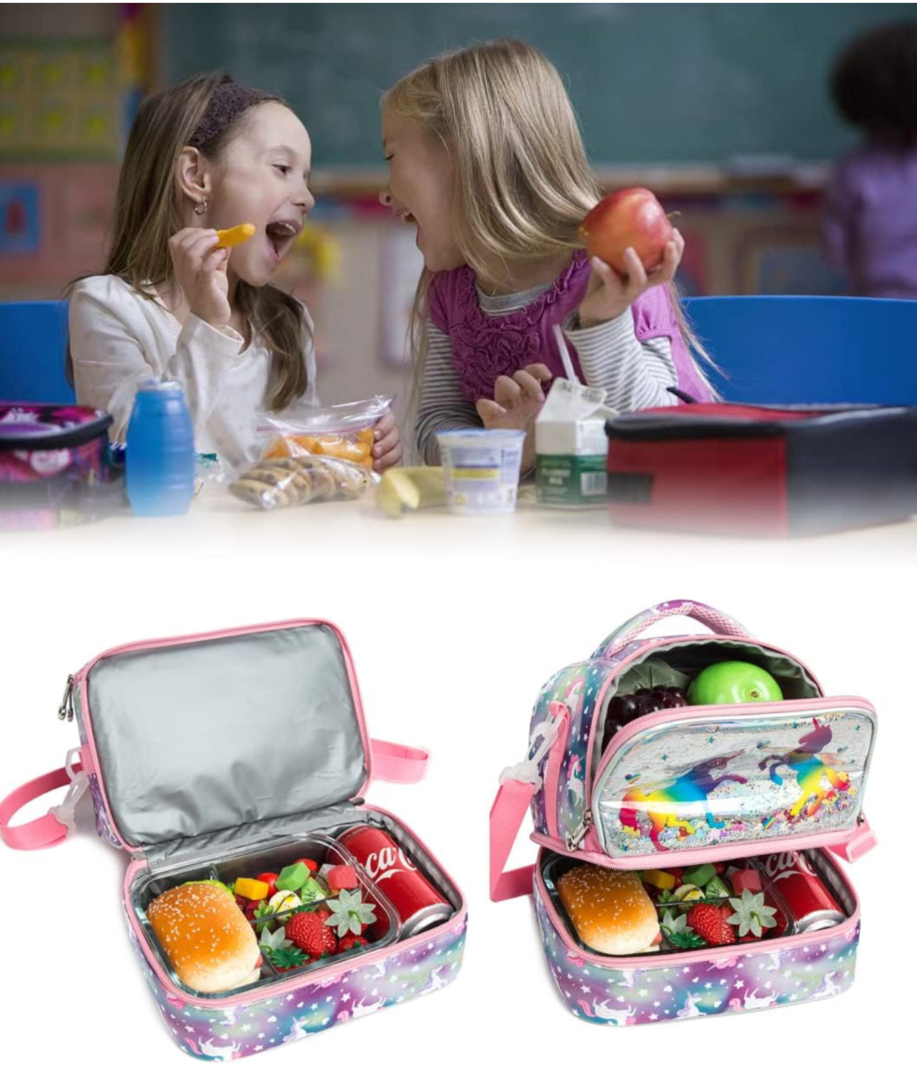 Luxury Lunch Bag - Two Big Compartments | Insulated