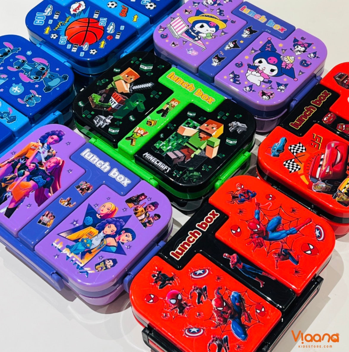 Mini Meal - 3 Grid Spill Free 600ml Lunchbox