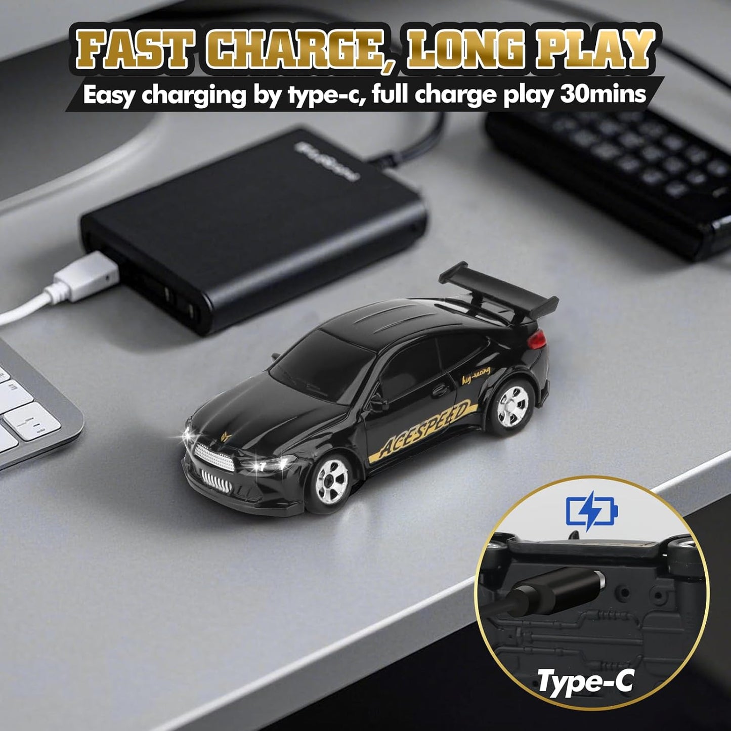 Desktop Drift RC Car – Mini Racer, Maximum Thrill!