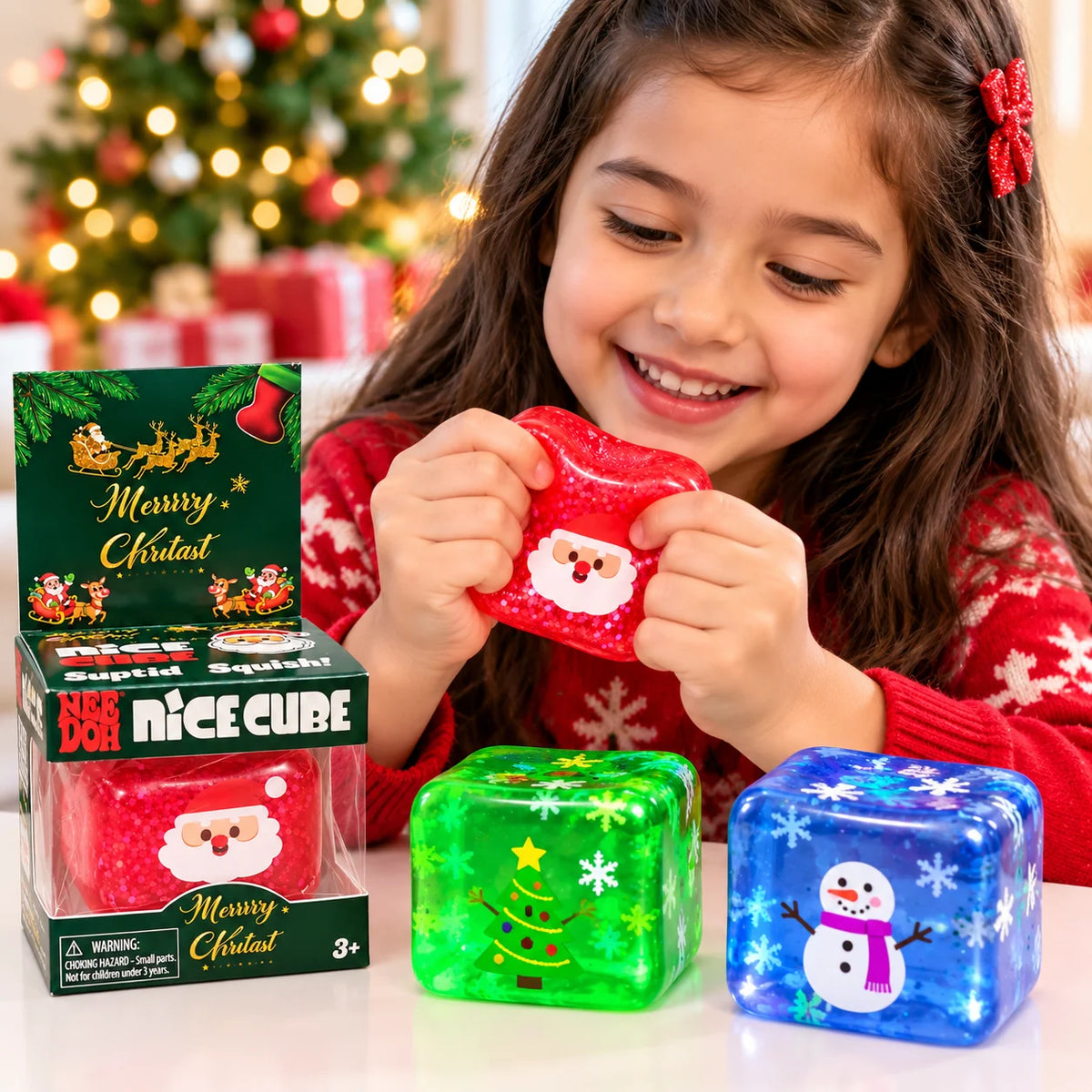Christmas x Nee Doh - Glitter Ice Cube
