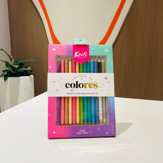 Keas Colour Pencil- 15 Shades