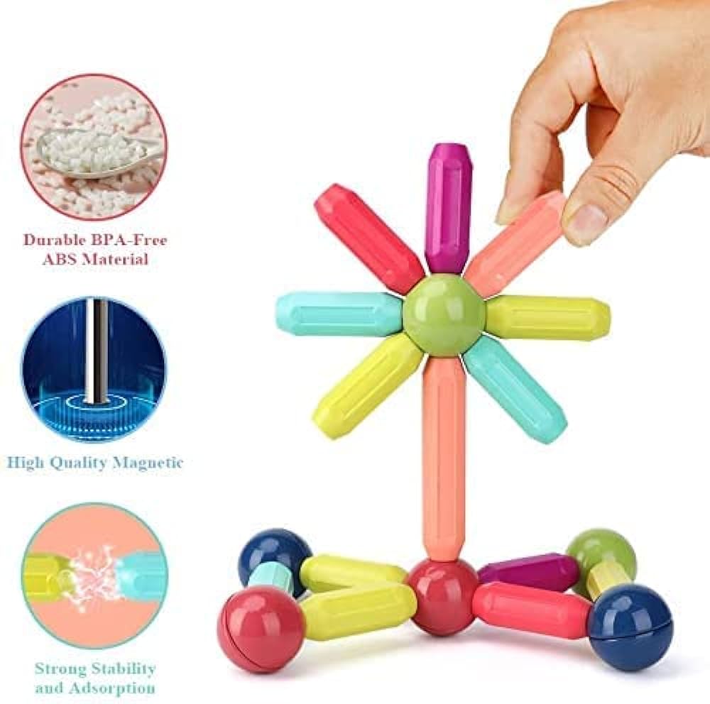 26 PCS Magnetic Stick and Balls Set | STEM | Educational