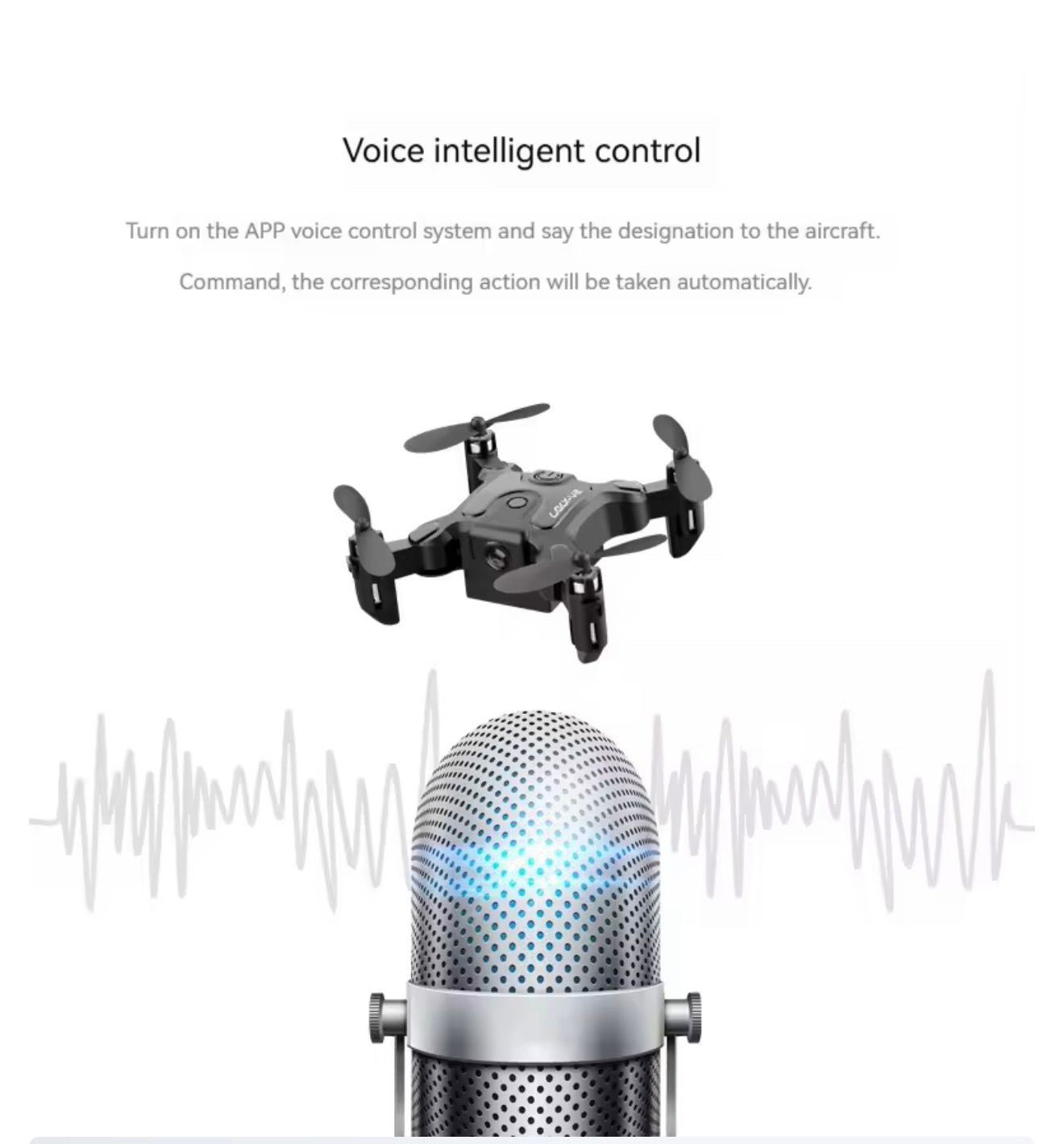4DRC - 4D-V2 Wifi Drone | Motion Camera | Voice Control