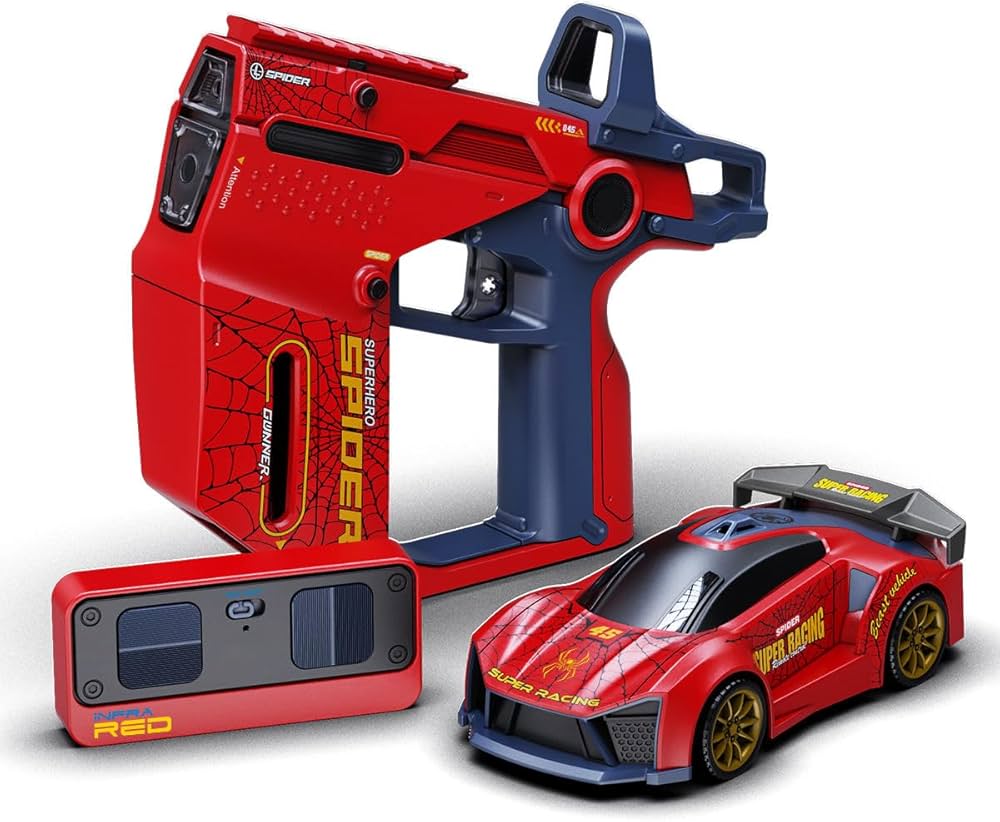Infrared Battle RC Car Toy with Dual Remotes | Shoot & Knock-Down 2 Players Action Game
