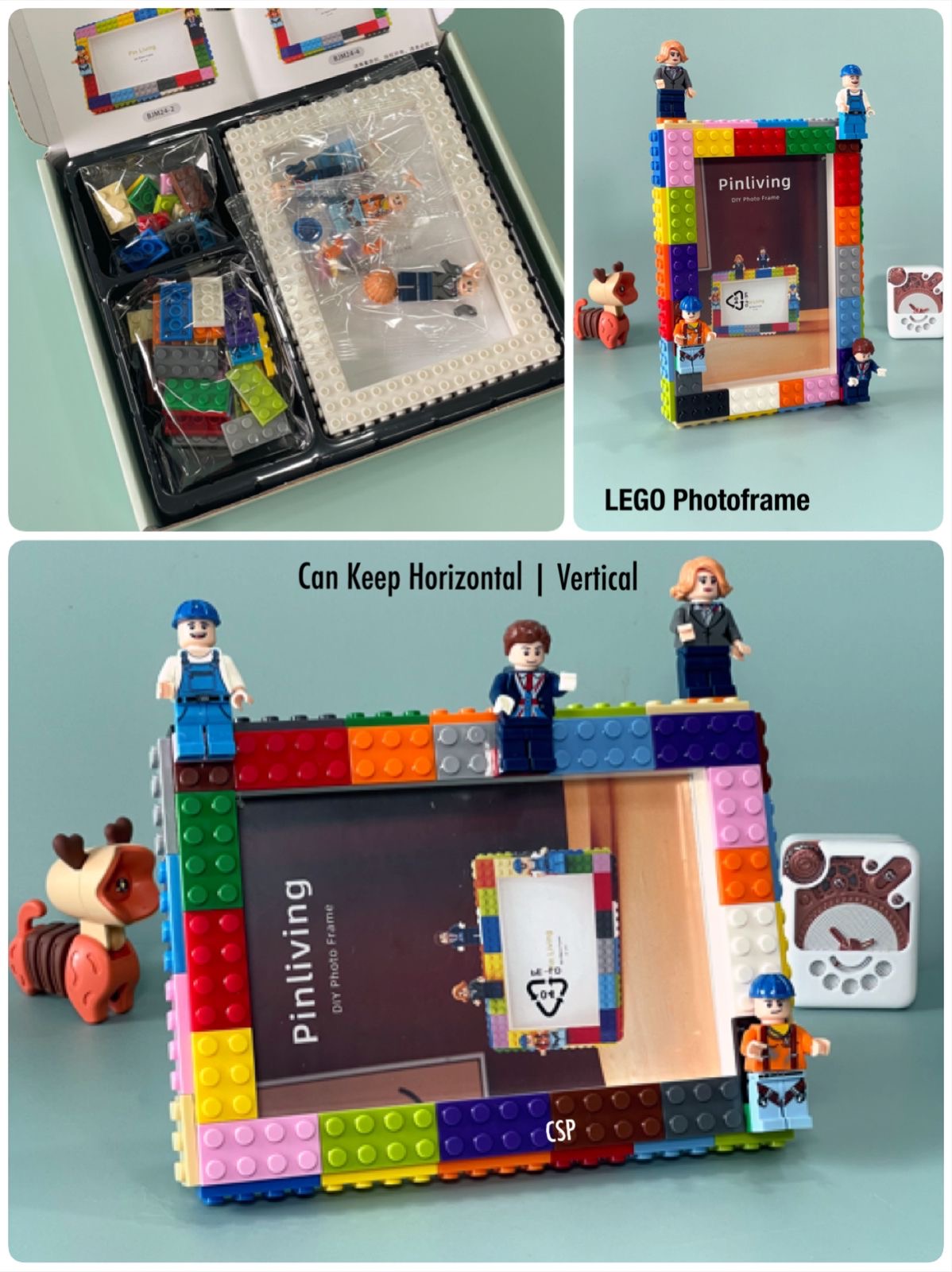 Lovely Lego Photo-Frame - 5x7” Big Size