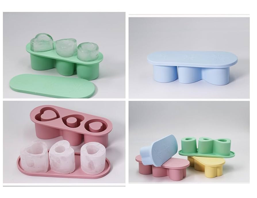 Heart Shape Ice Cube Mold - 3 Size
