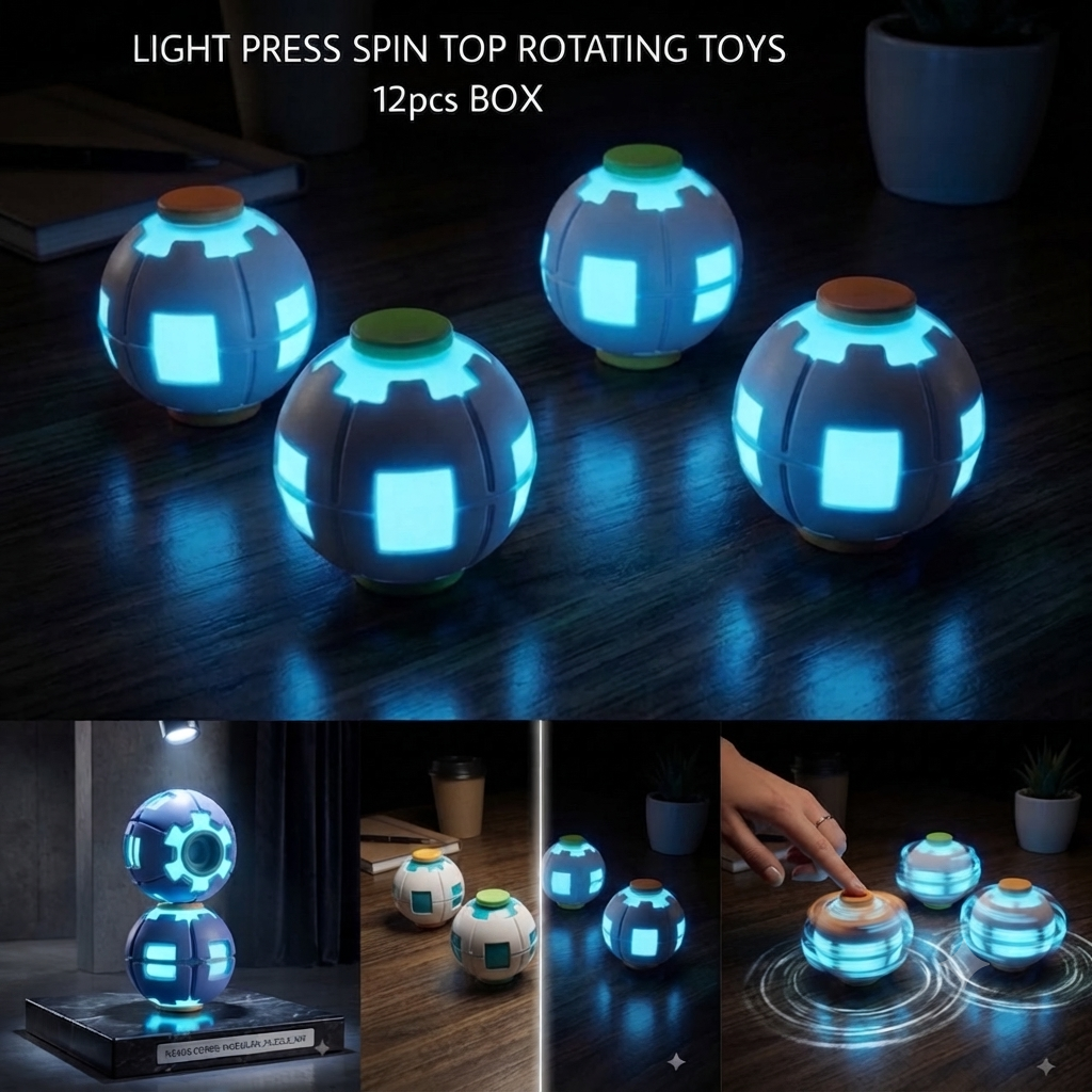 3D Printed Fidget Toys | LED Lights - 2pc
