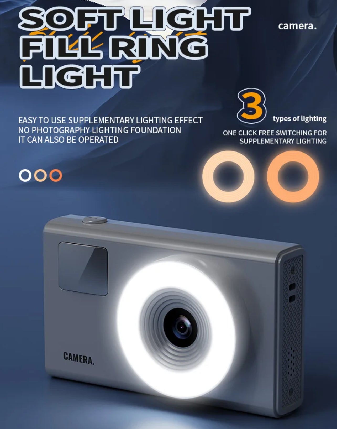 Convenient Camera - 48MP | Ring Light