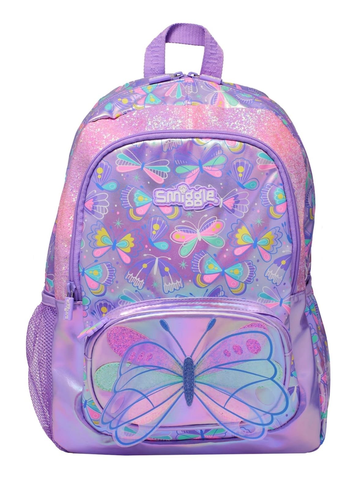 Butterfly Purple - Smiggle 16” Premium Backpack