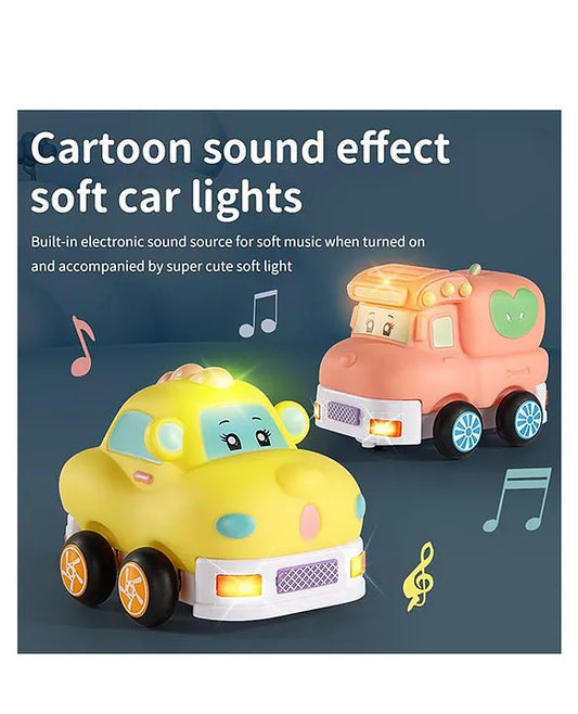 RC Vinyl Car with Music and Lights, Washable & Detachable Body