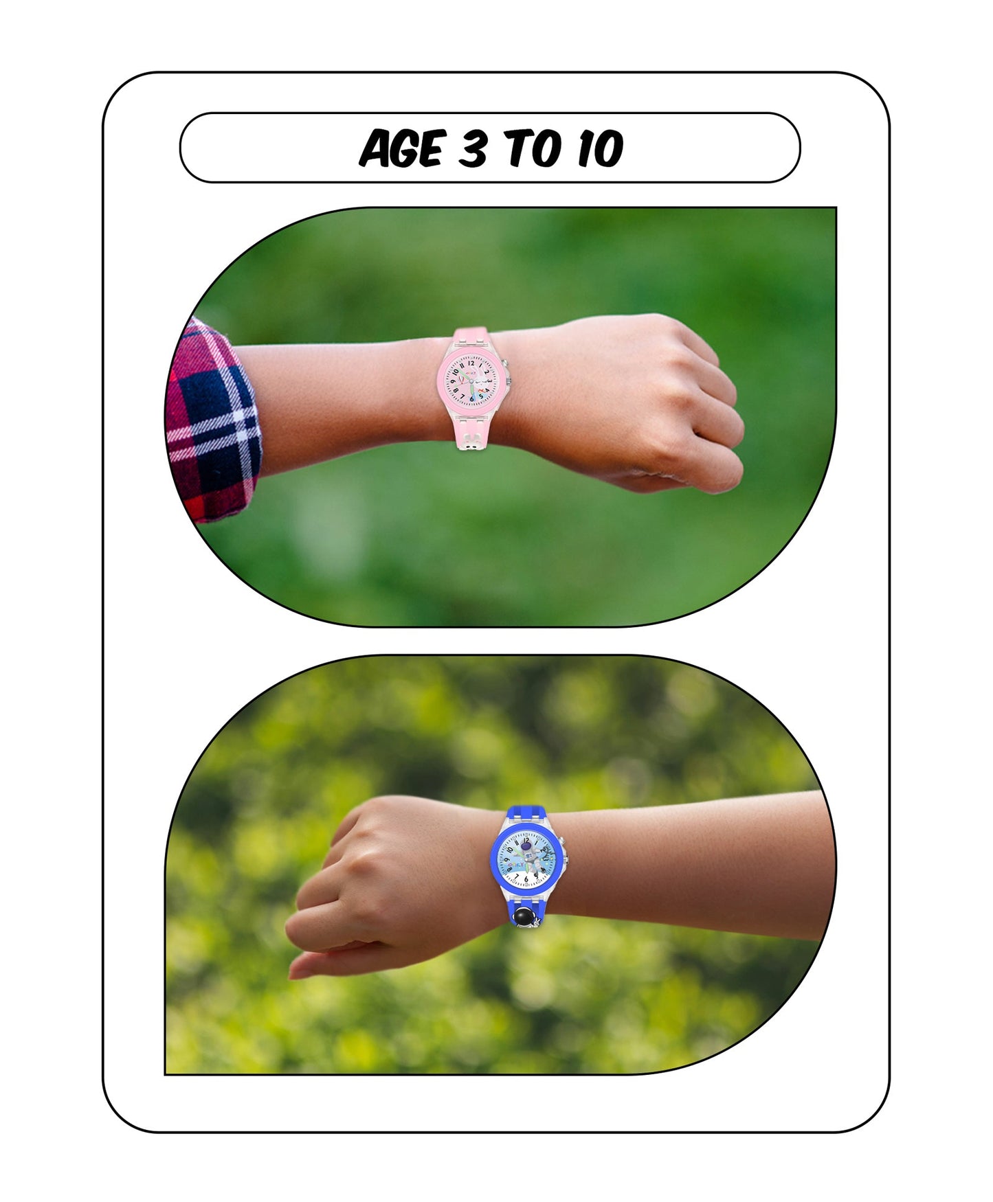 Kids Analog Watches with Lights