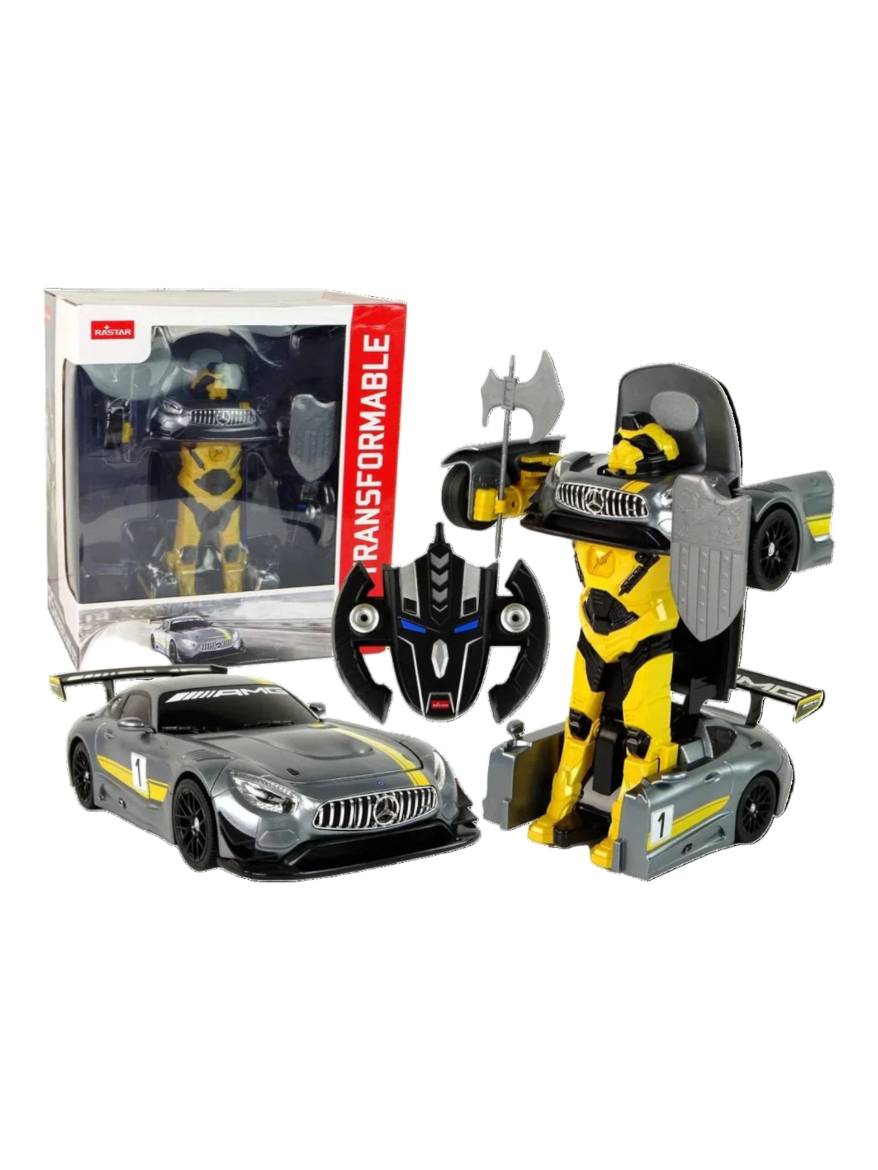 Rastar 1:14 - Mercedes - RS Transformables