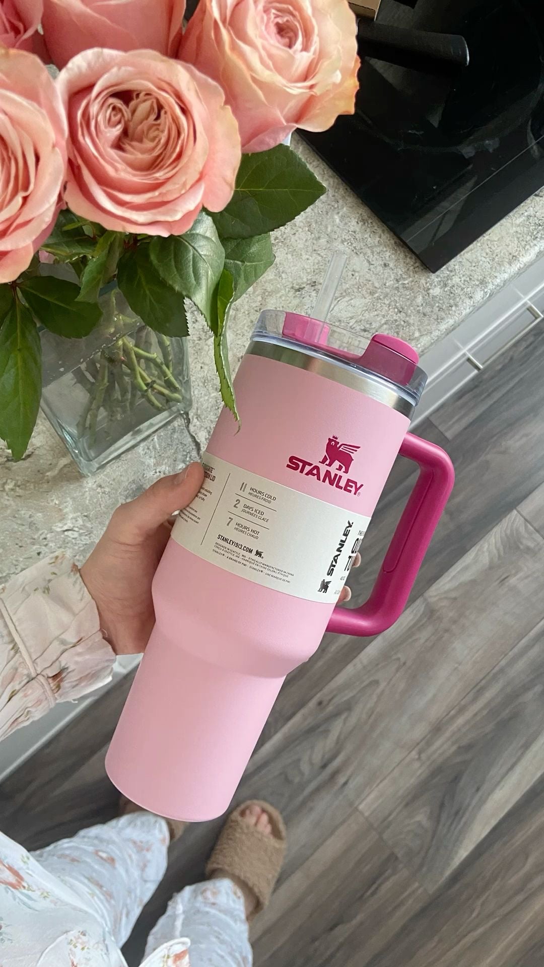 Stanley Flamingo - Quencher® H2.0 FlowState™ Tumbler | 1.18L