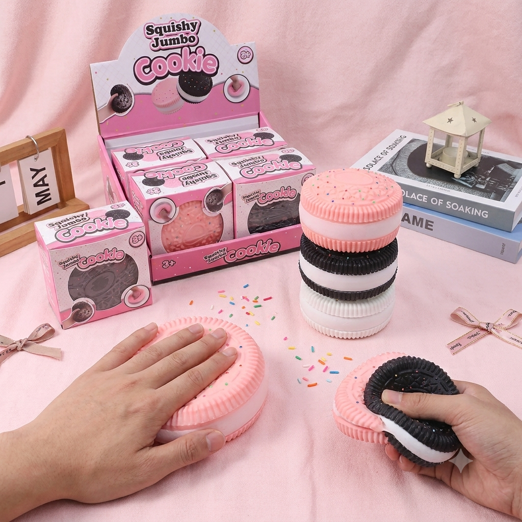 Jumbo Cookie Squishy Toy | 1pcs