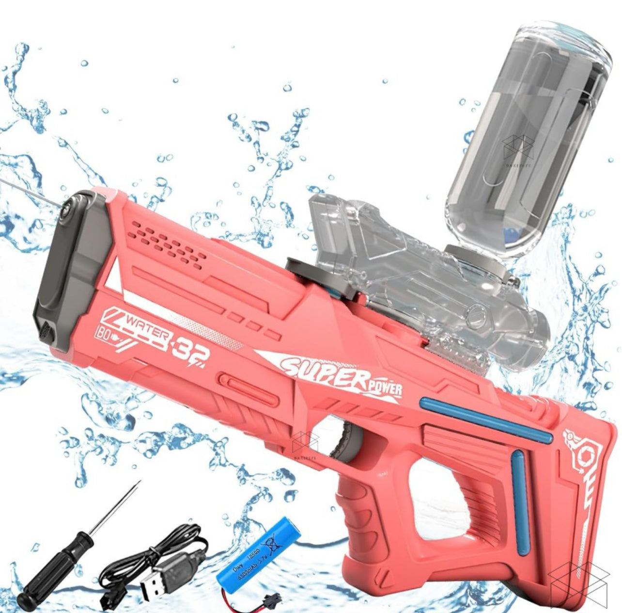 Super Power Electric Water Gun - 32ft