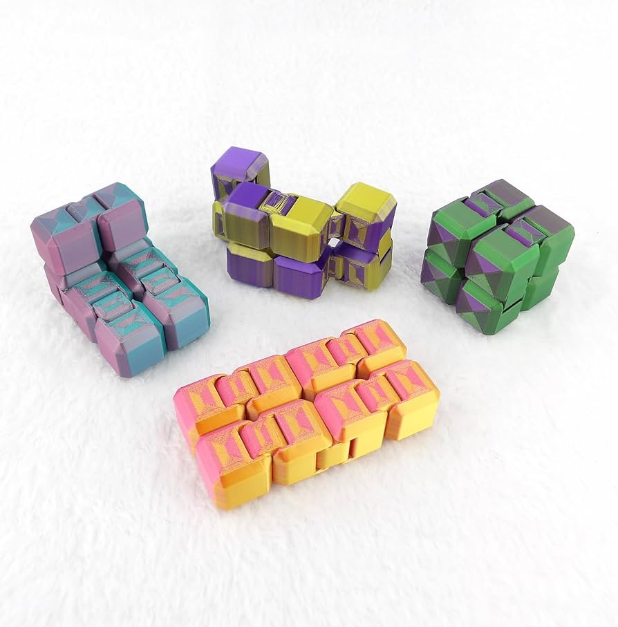 3D Printed Fidget Cube - 1pcs