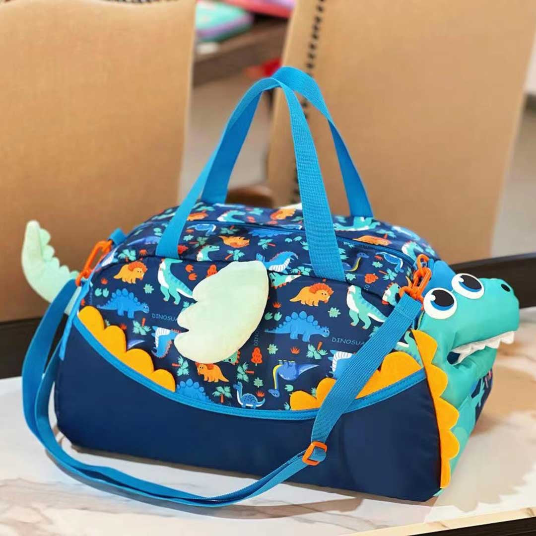 Space Unicorn Teal Duffle Bag