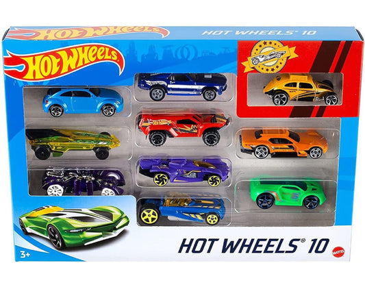 Hot Wheels - Pack of 10pcs
