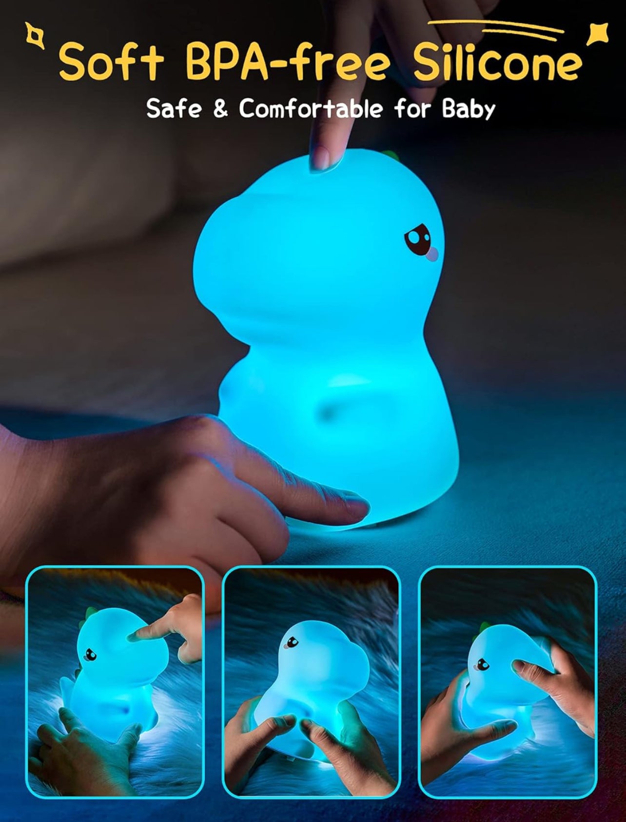 Super Cute Silicone Night Lamps