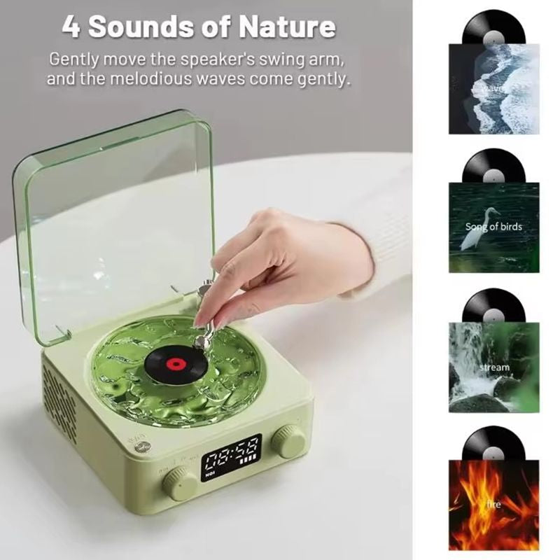 The Waves - Vinyl Player Bluetooth Speaker