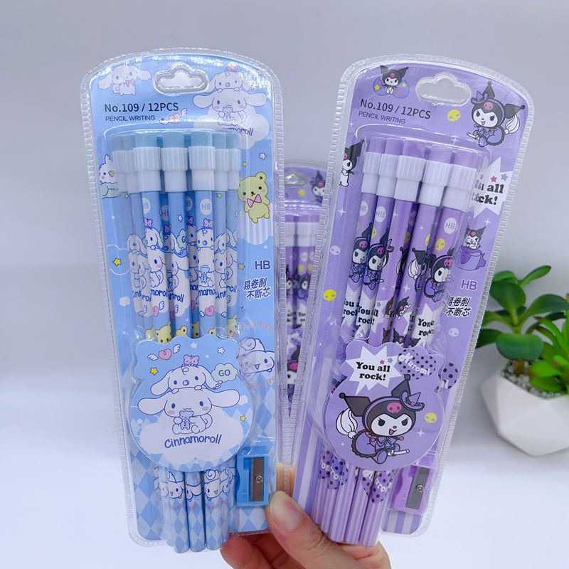 Sanrio Character Pencil Set | 12pcs