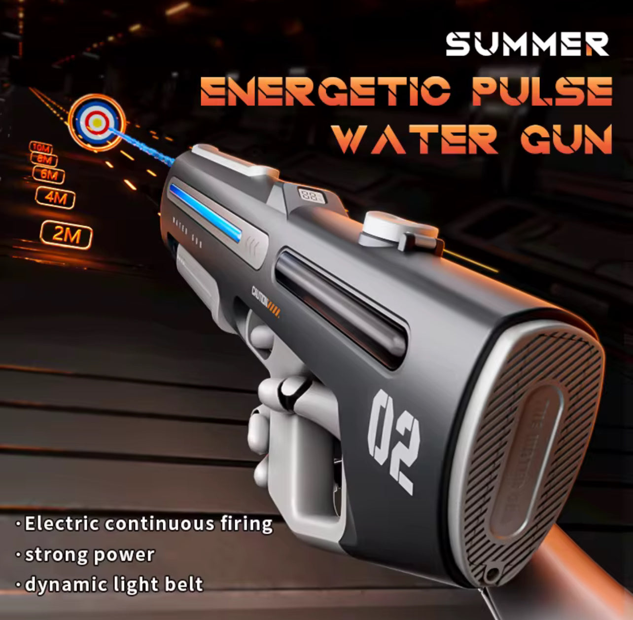 HydroBlaze 62cm - 820CC High Power Automatic Water Gun