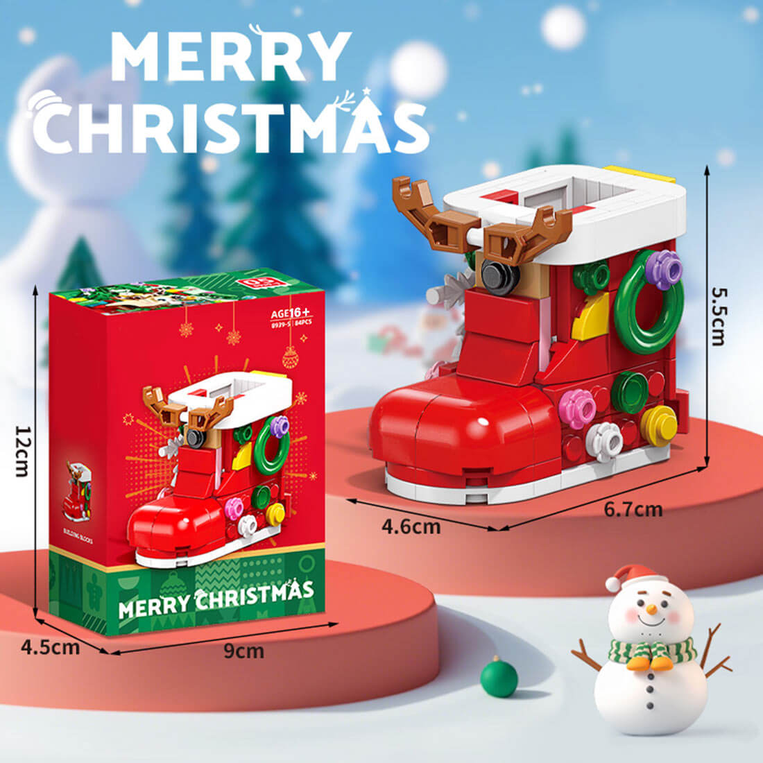 Christmas Bricks - 6-in-1 Snow House Gift Box (612PCS)