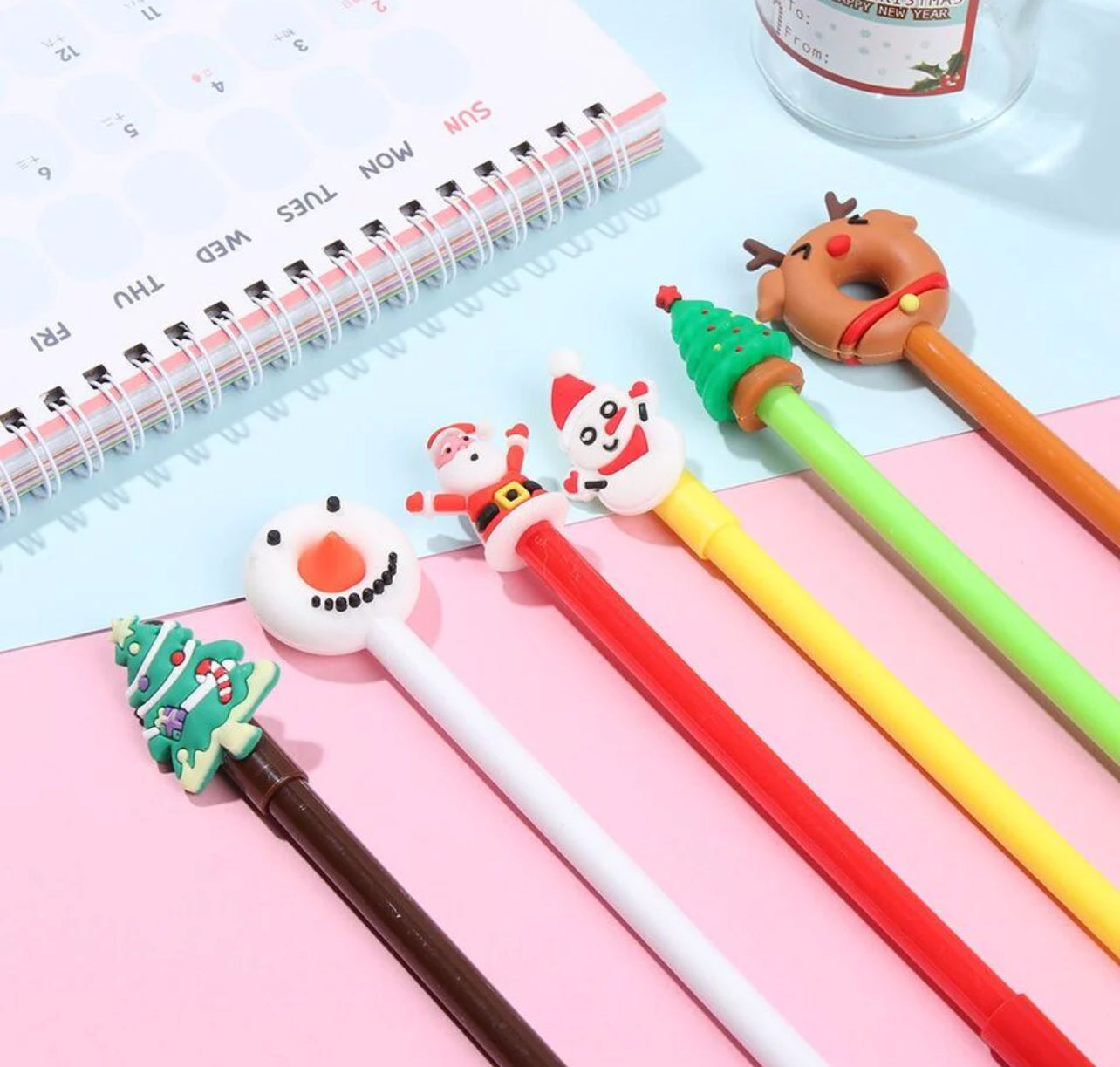 Christmas gel shop pens