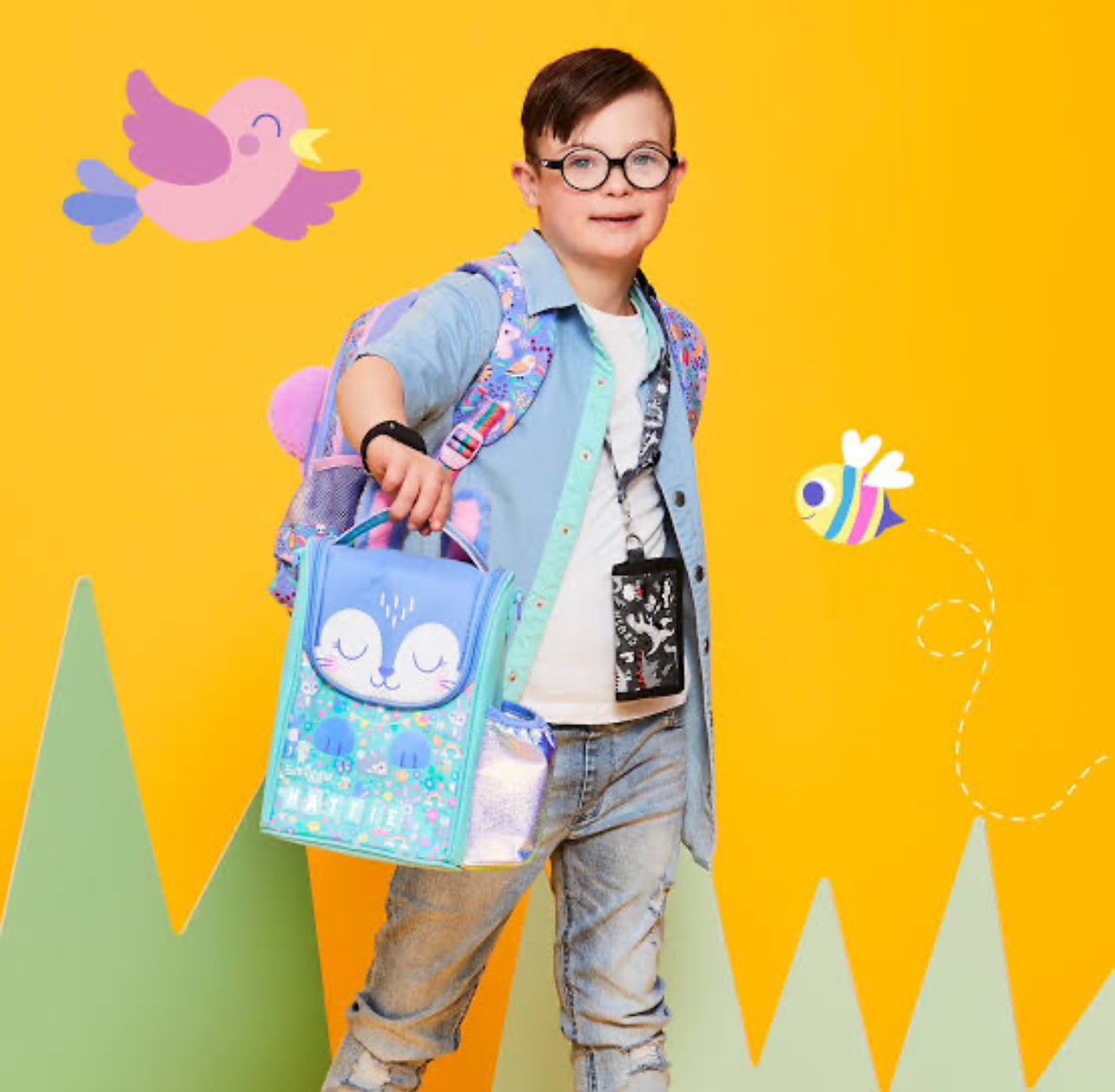 Smiggle Luxury Hanging Lunchbag - “Customise Me”