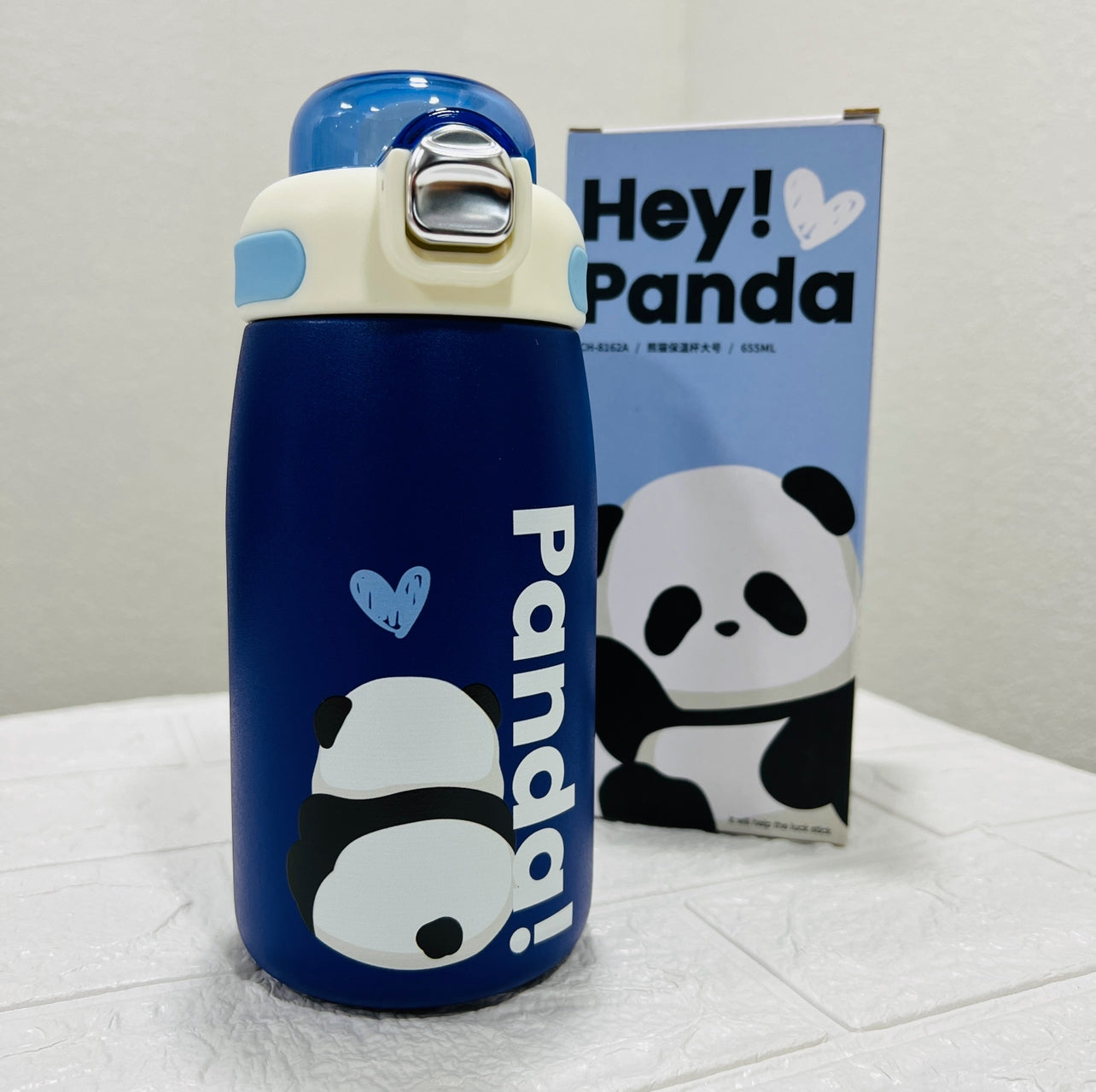 Hey Panda | 650ml | 12hrs Hot-Cold | 2 Ways to Drink