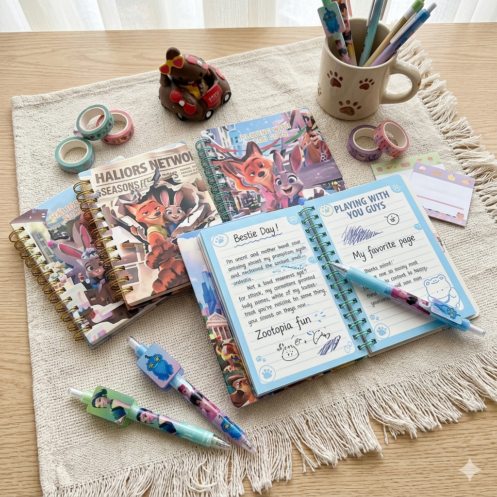 Zootopia - Mini Spiral Diary