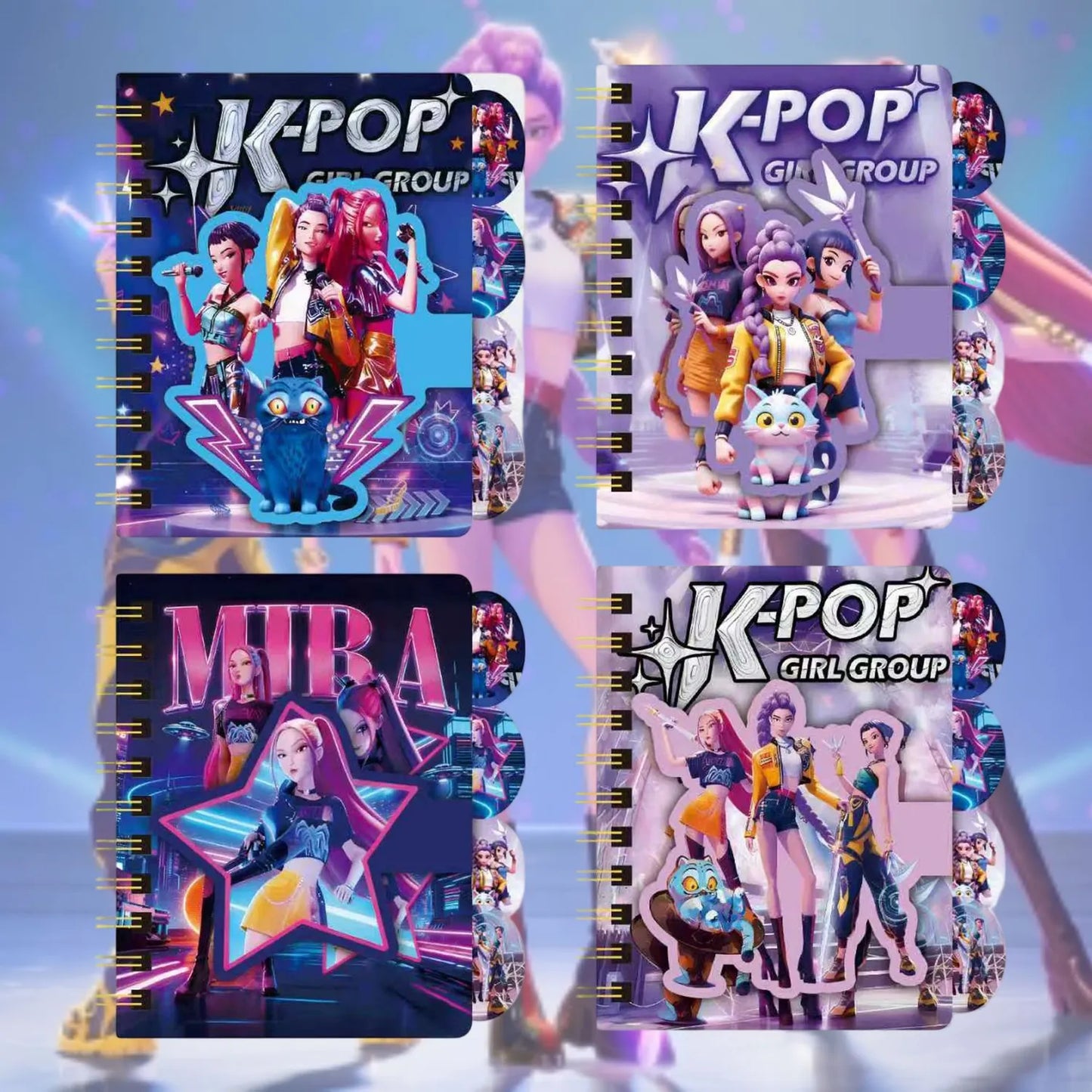 K-Pop - Demon Hunter Anime A5 Spiral Diary