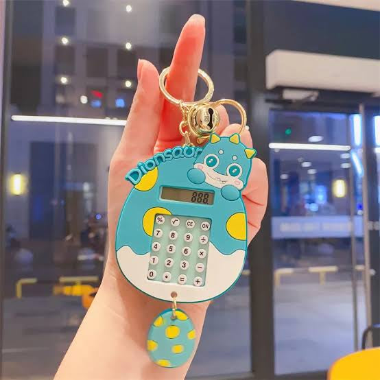 Cute Keychain with Calculator and Game