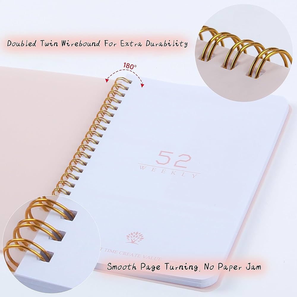 Weekly Planner - Undated Yearly Planning Book