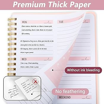 Weekly Planner - Undated Yearly Planning Book