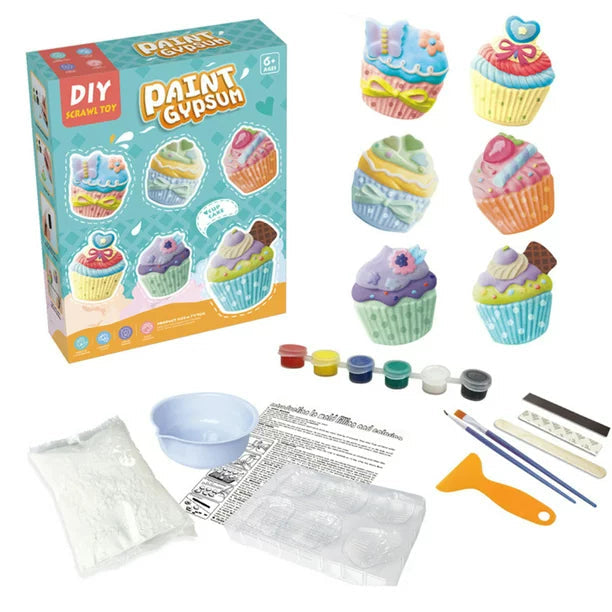 Creative Kid's DIY 3D Gypsum Model Painting Set