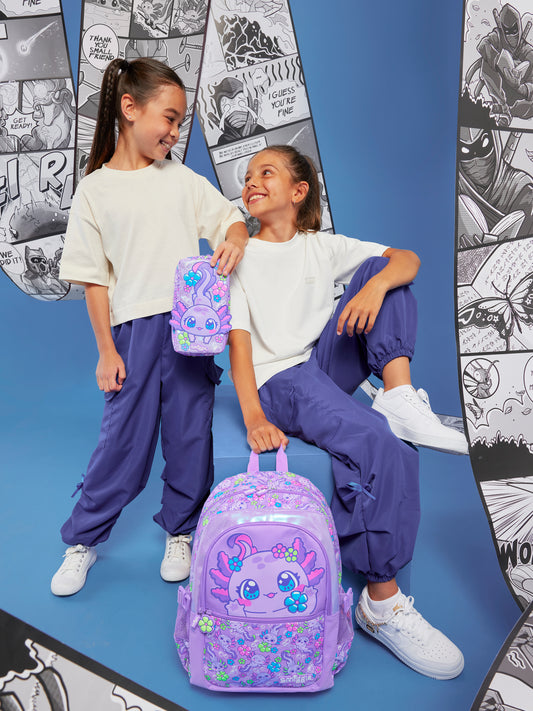 Smiggle 16” - Realm Lilac Classic Backpack