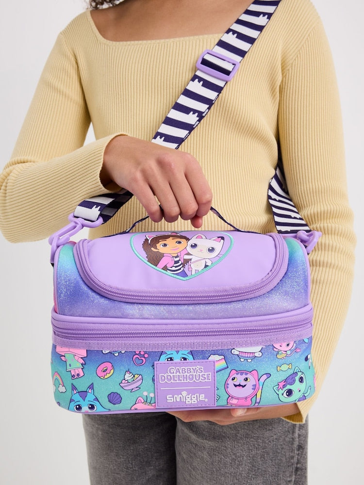 Smiggle  - Gabby’s Dollhouse Double Decker Lunch Bag