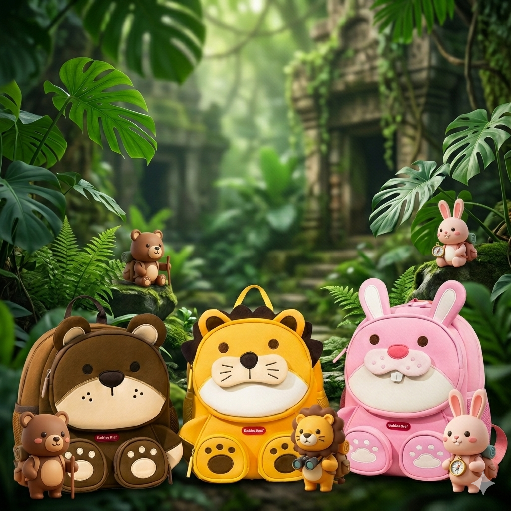 3D Toddler Backpack - 12”