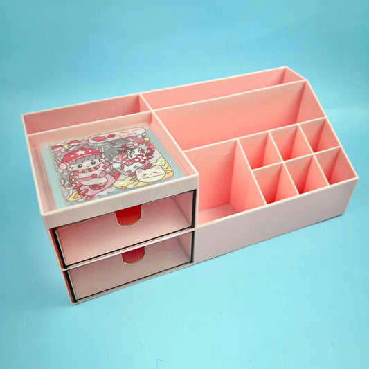 Large Size Pen Pencil Holder Desk Storage Box & Stationery Cosmetic Organizer