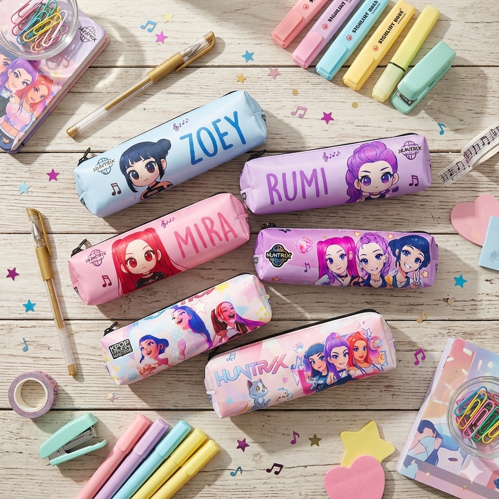 K-Pop - 6pcs Pouch Set