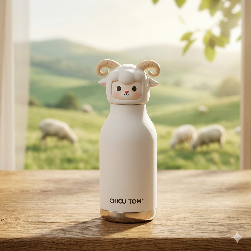Chicu Tom - 3D Animal Steel Bottle