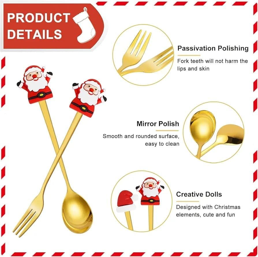 Christmas - Cutlery Set | Stainless Steel